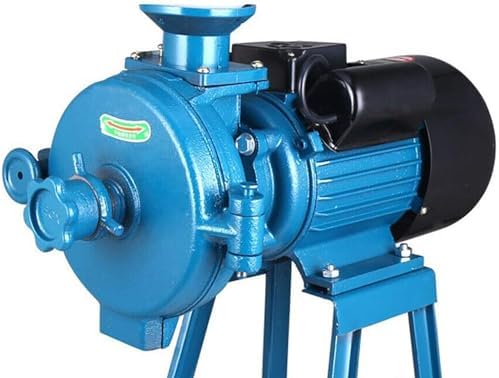 Commercial Stainless Steel Soybean Grinder - 2200W Electric Grain Mill for Flour, Rice, Corn, Coffee & Wheat - Versatile Dry & Wet Cereals Milling Machine with Funnel for Home Use