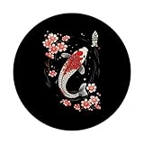 Zoom IMG-2 koi carp cherry blossom giapponese