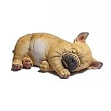 Un dolce ed elegante pezzo ornamentale per la tua casa, questa statua di cane addormentato è la decorazione perfetta per gli amanti degli animali.