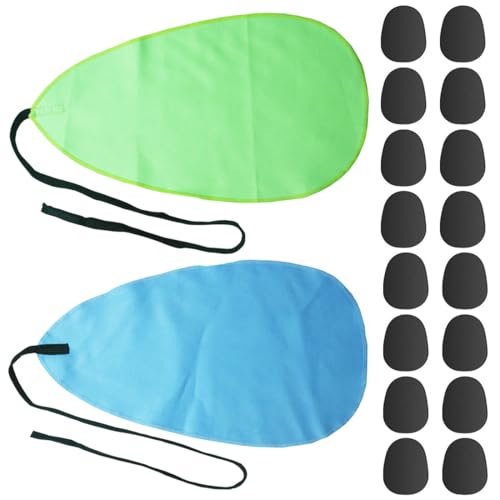 EIHI 2tlg. Klarinettenreinigungstücher, Saxophon-Reinigungstücher, Querflöten-Reinigungsset für alle Präzisionsinstrumente, inkl. 16 Mundstückpads 0,8 mm