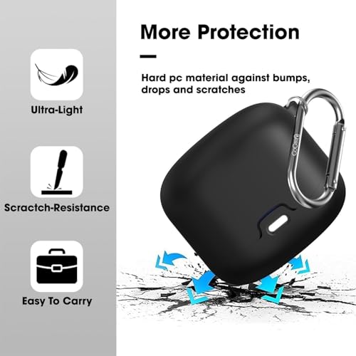 Image of Silicone Case Cover for GoBoult x Mustang Dash /Mustang Derby /GoBoultt Audio Z40 / Z40 Pro with Hygiene Kit (Black)