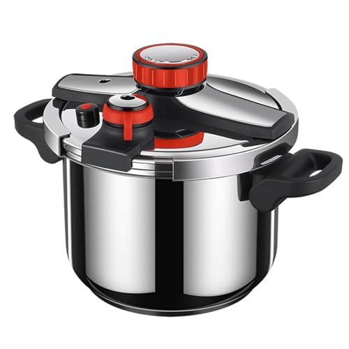 Olla a presión, envasadora a presión de acero inoxidable 316, con válvula de escape, ajuste de 3 velocidades, tapa de fácil apertura y cierre, para carnes, aves, mariscos, funciona en todas las estu