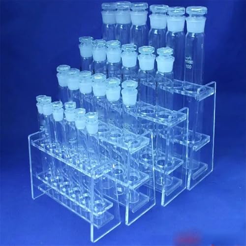 Support tubes colorimétriques transparent pour six flacons de 100 ml - 3