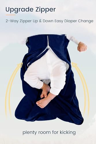 Image of TotAha Toddler Sleep Sack, 1.0 TOG, 2T-3T-4T, Green Leaf