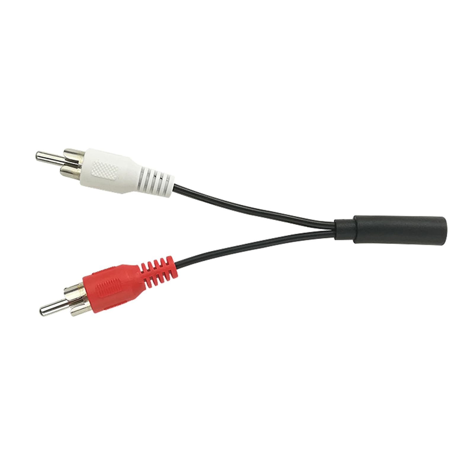 Cavo splitter stereo a Y femmina da 3,5 mm a 2 RCA maschio, adattatore audio da 3,5 mm femmina a 2 RCA maschio, per laptop, telefono, tablet, sdoppiatore audio
