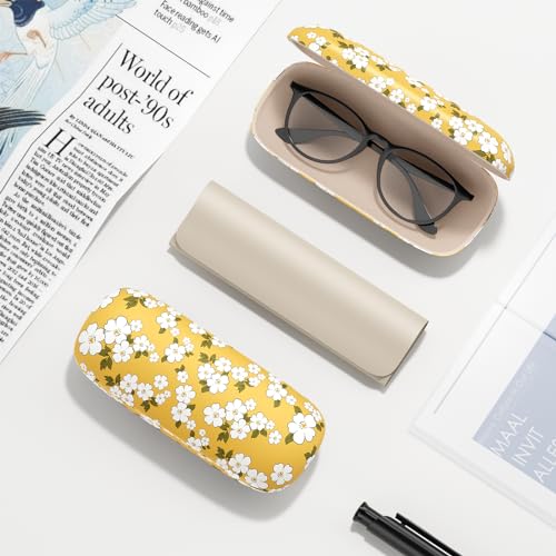 Image of Eyeglasses Case, Hard Shell Protective Case for Glasses, Unisex for Women Men