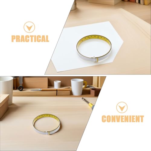 Cinta métrica adhesiva Homoyoyo 1m doble escala miniatura 4