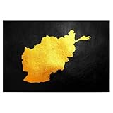 artboxONE Poster 60x40 cm Reise/Länder Afghanistan Gold 