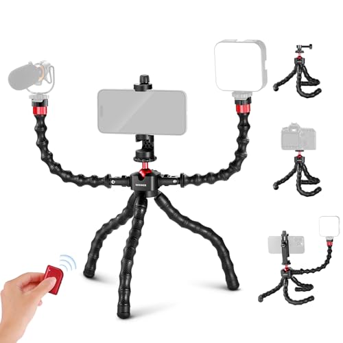 NEEWER T91 Flexible Tripod for iPhone, Mini Cellphone Tripod Stand for Vlog, 2 Magic...