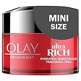 Olay Regenerist Ultra Rich Face Moisturizer, Fragrance-Free, Trial Size, 0.5 oz