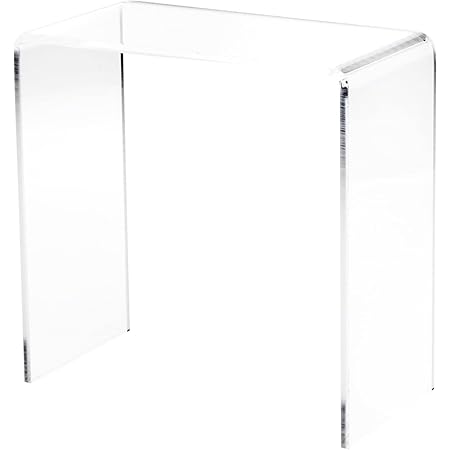 Plymor Clear Acrylic Vertical Square Display Riser, 12" H x 8" W x 8" D ...