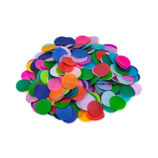 Hygloss Products Bleeding Tissue Paper Circles 1-Inch, 20 Colors, Arts & Crafts, DIY Projects, Scrapbooking, Greeting Cards, 480 Pieces