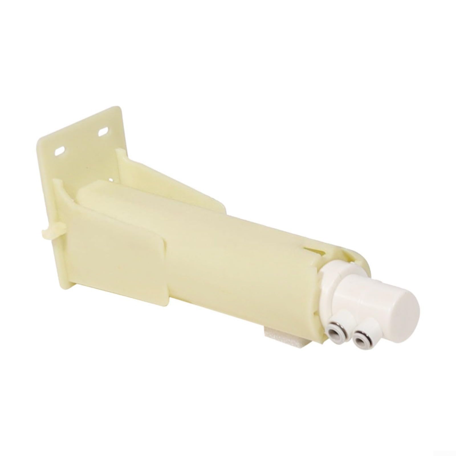 Boîtier de filtre à eau de rechange pour réfrigérateur WP2186443 451472, boîtier ABS beige, avec raccords à enfoncer 6,35 mm et 0,6 cm