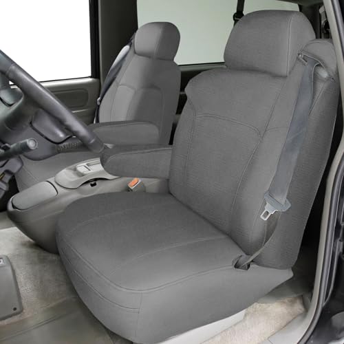 SAPUBK Front Seat Covers Replace for 1999-2002 Chevy Silverado/Suburban/Tahoe and GMC Sierra/Yukon Captain Chairs Premium Neoprene with Composite Soft Foam Lining Breathable Seat Cover