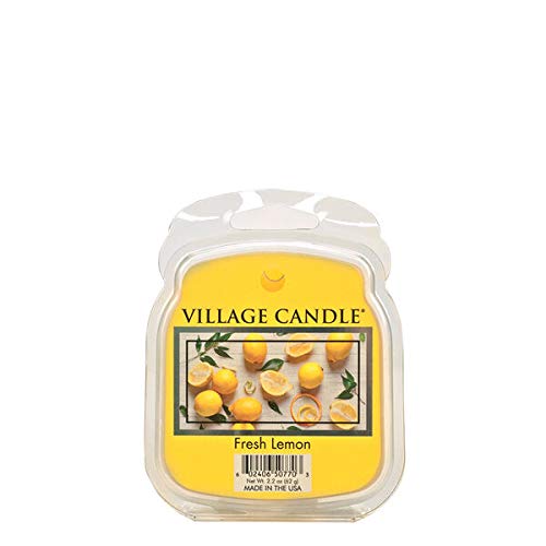 Village CandleFresh Lemon, Wax Melt Scented Wax Melt, 2.2 oz, Pink