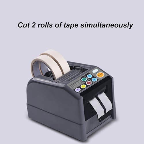 Automatischer Elektrischer Klebebandabroller mit Präzisionsschneidefunktion für 6-60 mm Bandbreite, Doppelbandführung, ABS-Silikon Material, Speicherfunktion