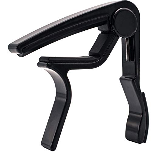 image for Sound harbor Guitar Capo,2 Pack Capo Black and Rosewood Capo Guitar Cl