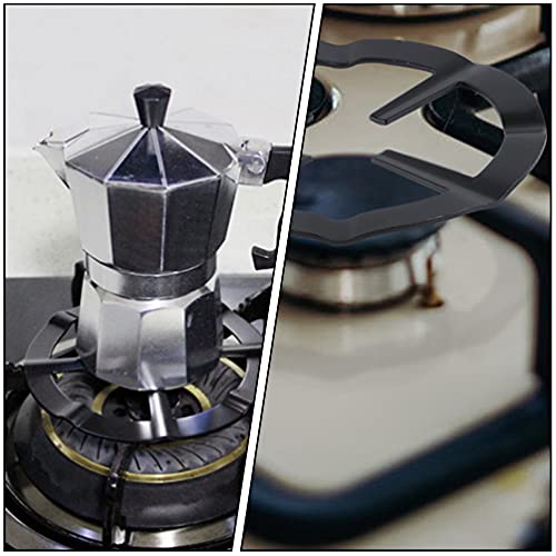 OSALADI 4Pcs Anel Grelhas Do Fogão Cooktop Fogão A Gás Wok Panela Wok Rack Gama Pan Titular Suporte