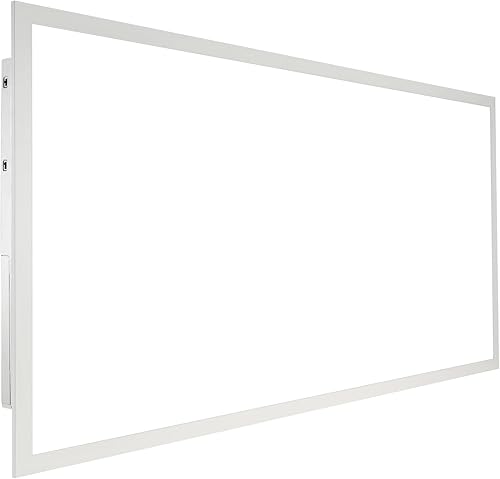 Miniatura 11 de VEVOR Paquete de 1 luz LED de panel plano de 2 x 4 pies, 6000 lm 50 W, lámpara LED de techo con temperatura de color ajustable de 3500 K4000 K5000