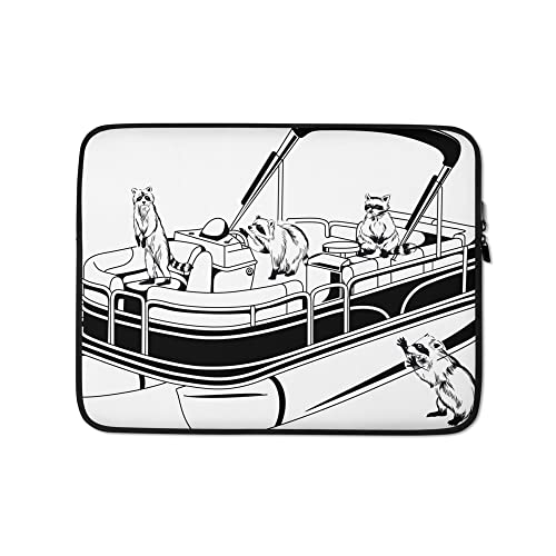Funda para portátil Renerded Raccoon Boating miniatura 1
