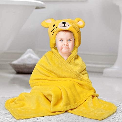 BABYZONE Cute New Born Baby Hooded Micro Fleece Soft And Super Absorbing Baby's Lovely Bath Towels || Pack of 1Pc Baby Bath Towel-image-10