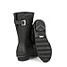 Hunter Original Short Back Adjustable Rain Boots Black 8 M