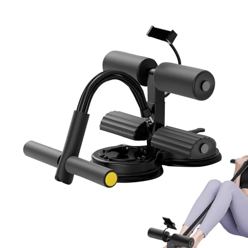 Soporte De Pies Para Sit Up,Equipo De Ejercicio Sit Up Con Ventosas   Equipo de Fitness para Envoltura Muslos Piso Parquet Mármol Azulejos Viajes Oficina Exterior