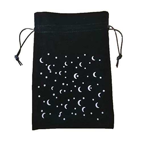 ALEOHALTER Tarot-Kartentasche, Samtbeutel, Schmuckbeutel, Spielzeug, Zubehör für Tische, Kordelzug, Aufbewahrungstasche für Karten von Tarot Cover