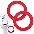 Flush Valve Seal for Mansfield 210/211 Flush Valve - 5-Pack Toilet Gasket Replacement Parts - Upgraded Leak-Proof Silicone 630-0030 Seal