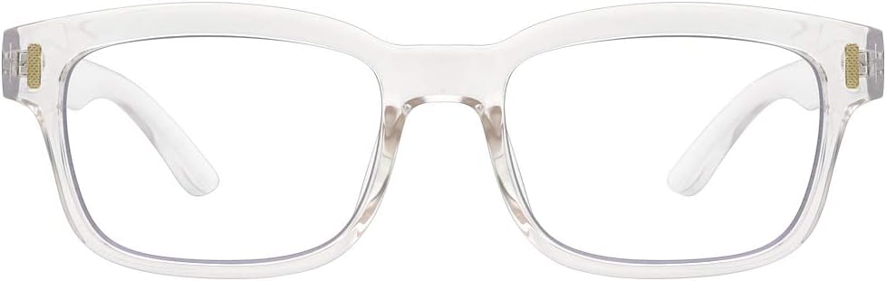 Cyxus Blue Light Blocking Glasses Square Chic Preppy Look MultiColor Frame for Women Men T34 8084