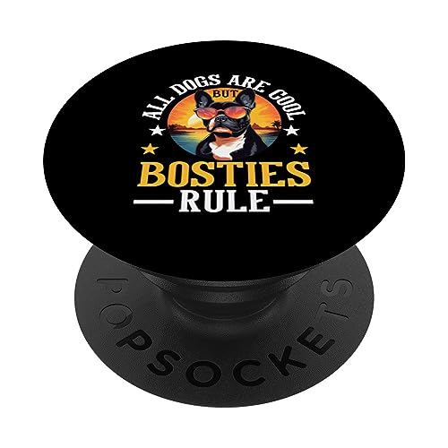 Boston Terrier Bostie Dog Breed Pet - Todos los perros son geniales PopSockets PopGrip Intercambiable