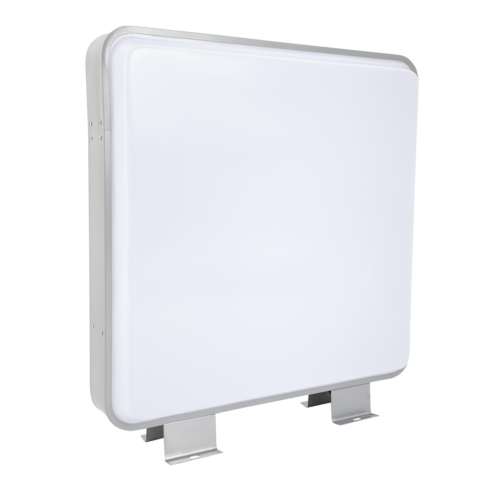 Doppelseitiger LED-Leuchtkasten 60x60cm – 1600lm, IP65 Wasserdicht, 10000K, Lichtwerbung Schild mit Stromanschluss – Lichtbox Werbung für Außenbereich Geschäft Laden Wandmontage