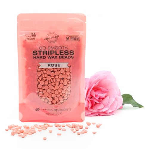 Rio Go Smooth Perles de cire dure sans rayures Rose 100 g