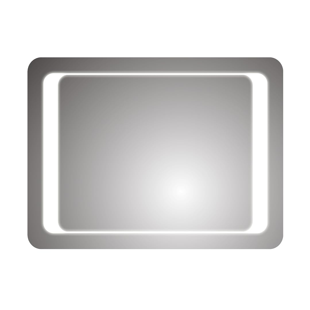 Ibathuk Nova Wall Mounted Led Illuminated Bathroom Mirror With Touchless Sensor And Demister Pad And White Lights800 X 600mm