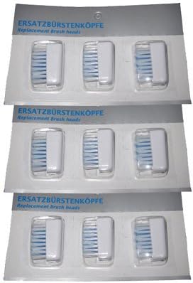 Ultrasonex Replacement Brush Heads - 3 Packs á 3 Brush Heads