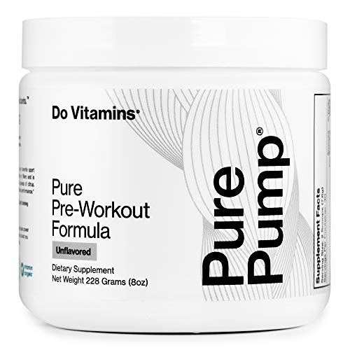 Do Vitamins PurePump Natural Pre Workout Supplement for Men & Women, Cleanest PreWorkout