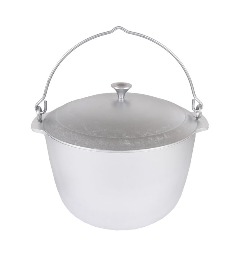 Kazan Kazan Kazan - Cacerola de aluminio fundido con tapa (aluminio, 6 L)