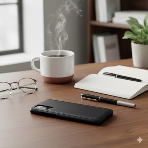Image of Leather Case for Samsung Galaxy S20FE Premium Protective Stylish Slim Cover with Shockproof Raised Edges Black