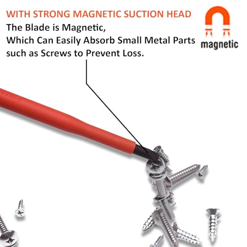 Image of Harden PH1x180mm Insulated Magnetic Phillips Screwdriver VDE 1000V - 801005