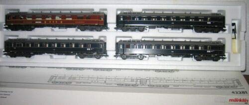 MARKLIN HO Luxury Passengers DB Express SCHNELLZUG WAGENSET 42281, Coachs Cars W/Finely INTERIORS Details