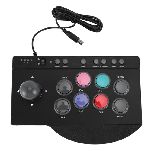 El Joystick Controlador de Juego Ultimate Fighting Stick con Funciones Macro, para PS3, TV Box, Switch, Win, Joystick, Fight Stick, Controlador de Juego