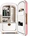 Mini réfrigérateur de beauté 12 litres armoire de refroidissement cosmétique maquillage professionnel soins de la peau réfrigérateur faible bruit portable refroidisseur cadeaux pour femmes filles,