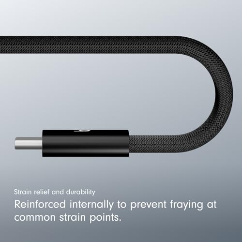 Image of Beats 240W USB-C to USB-C Braided Cable, Fast-charging, Durable /Tangle-free, Compatible with Apple and Android Devices (3m) - Bolt Black