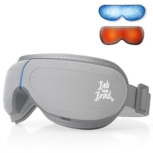 BOB AND BRAD Eye Massager with Heat and Cooling, EyeOasis 3 Eye Mask for Migraines FSA Eligible/HSA Eligible, Heated Face Massager for Eyes Strain Relief Improve Sleep, Birthday Gifts for Women Men