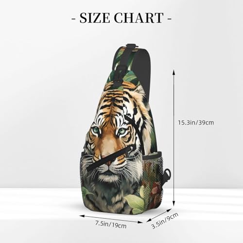 Mochila bandolera unisex ligera para viajes y exterior miniatura 3