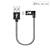 Produktbild Lightning Kabel, Amazer iPhone Ladekabel [Apple MFi Zertifiziert] 90 Grad Winkel Stecker für iPhone - 0.2m/0.65ft
