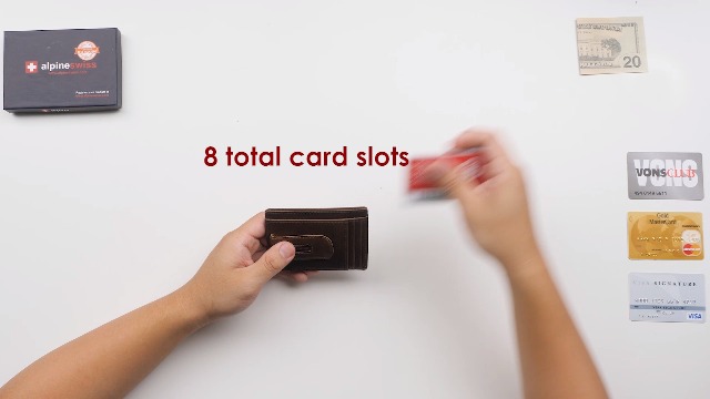 Billetera De Cuero Para Hombr Billetera De Dinero En Efectivo Imagen