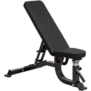 GYM MASTER GM2 Fully Adjustable Flat | Incline | Decline FID Weight Bench – Gunmetal with Wide Backrest and Nonslip Cushions
