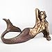 Veronese Design 25 1/4 Inch Mermaid Lying Back Nautical Decor Cold Cast Resin Bronze Finish Large Sculpture