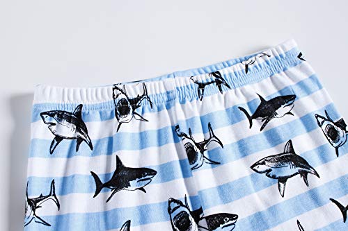Image of KikizYe Boys Short Sleeve Pajamas Kids Summer Pjs Children Pajamas